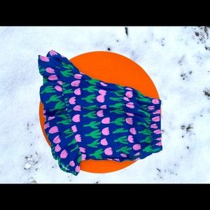 NEW Hanna Andersson spring tulip shorts, Ruffle, pockets, & elastic waist.